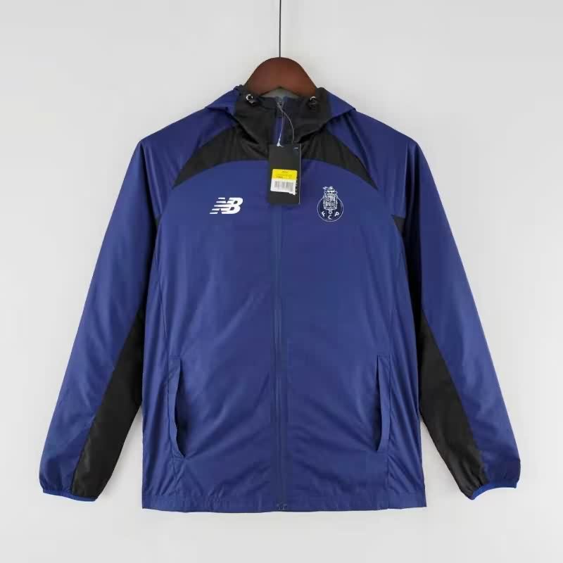 Thailand Quality(AAA) 25/26 Porto Dark Blue Soccer Windbreaker