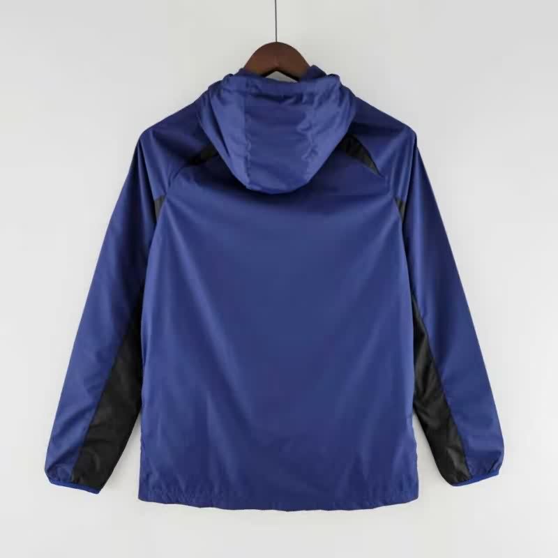 Thailand Quality(AAA) 25/26 Porto Dark Blue Soccer Windbreaker