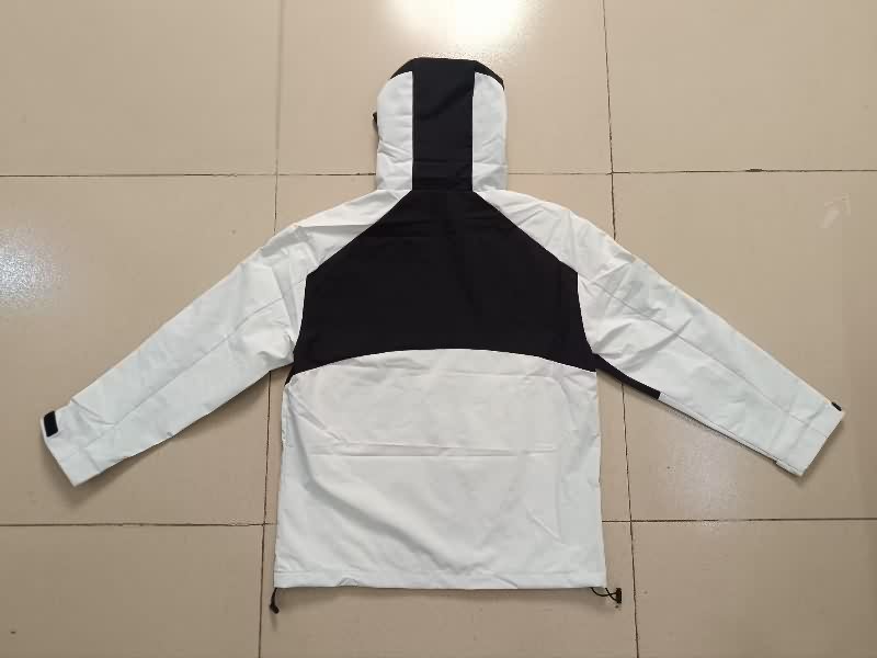 Thailand Quality(AAA) 25/26 Real Betis Black White Soccer Windbreaker