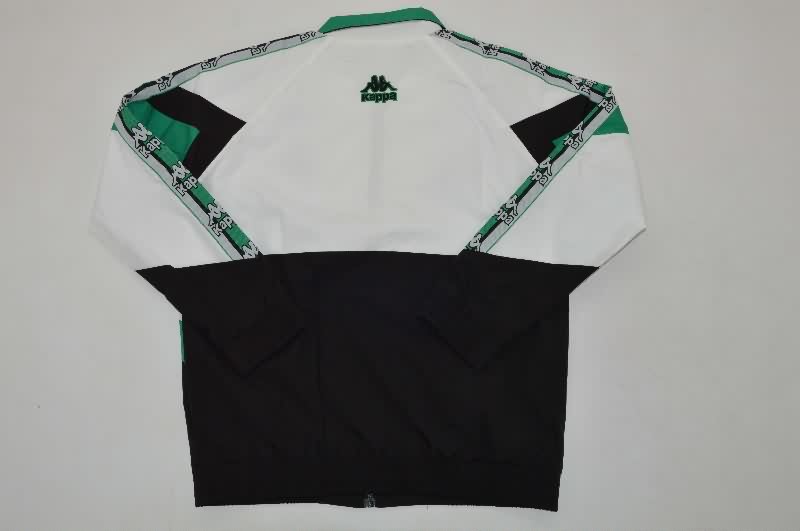 Thailand Quality(AAA) 25/26 Real Betis White Black Soccer Windbreaker 02