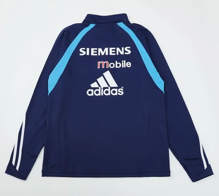Thailand Quality(AAA) 2003/04 Real Madrid Dark Blue Soccer Sweater
