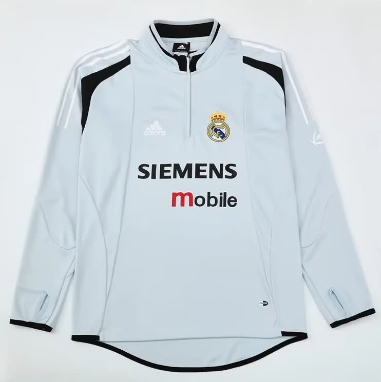 Thailand Quality(AAA) 2004/05 Real Madrid Grey Soccer Sweater