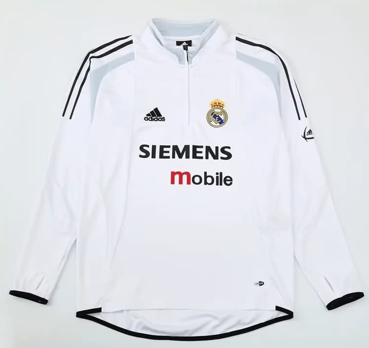 Thailand Quality(AAA) 2004/05 Real Madrid White Soccer Sweater