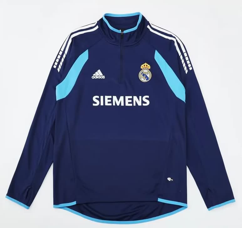 Thailand Quality(AAA) 2005/06 Real Madrid Dark Blue Soccer Sweater