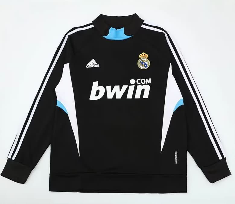Thailand Quality(AAA) 2008/09 Real Madrid Black Soccer Sweater