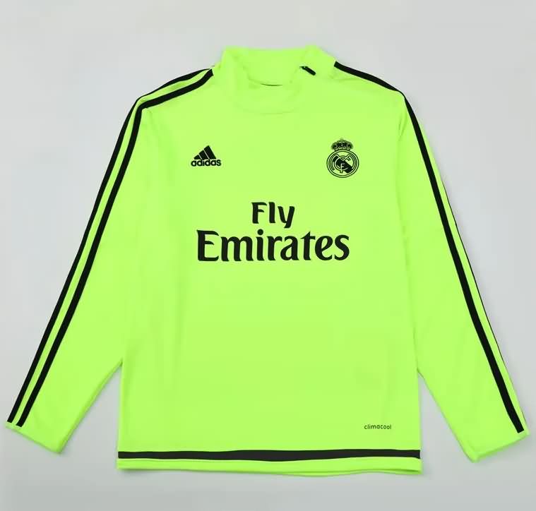 Thailand Quality(AAA) 2015/16 Real Madrid Green Soccer Sweater