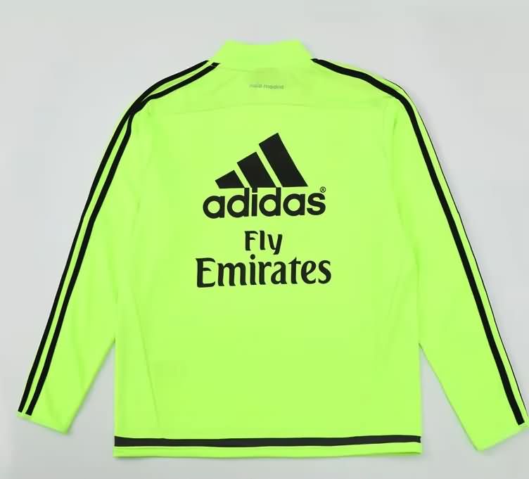 Thailand Quality(AAA) 2015/16 Real Madrid Green Soccer Sweater