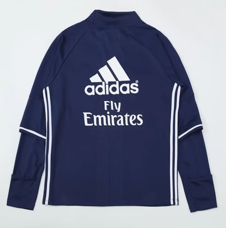Thailand Quality(AAA) 2016/17 Real Madrid Dark Blue Soccer Sweater