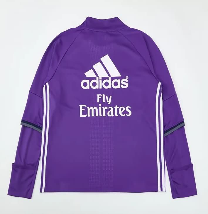 Thailand Quality(AAA) 2016/17 Real Madrid Purple Soccer Sweater