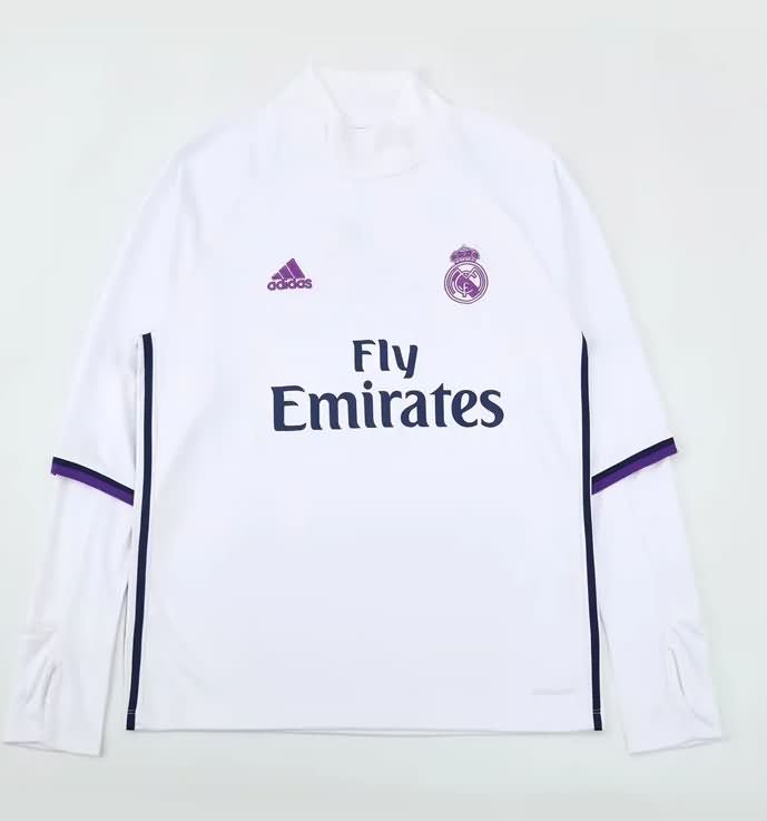 Thailand Quality(AAA) 2016/17 Real Madrid White Soccer Sweater