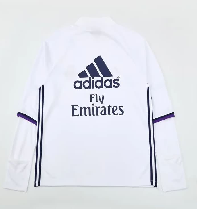 Thailand Quality(AAA) 2016/17 Real Madrid White Soccer Sweater