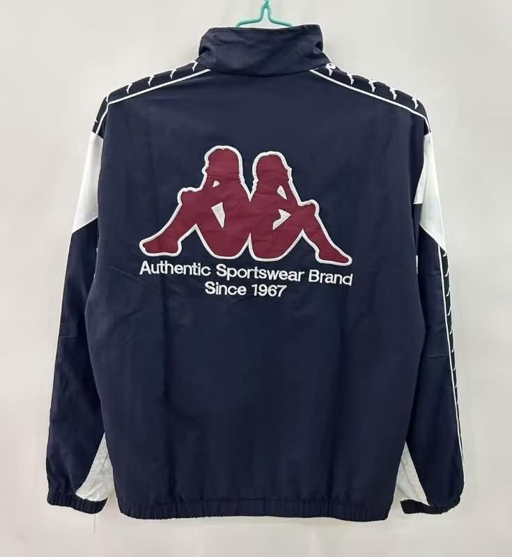 Thailand Quality(AAA) 25/26 Real Madrid Dark Blue Soccer Windbreaker 02