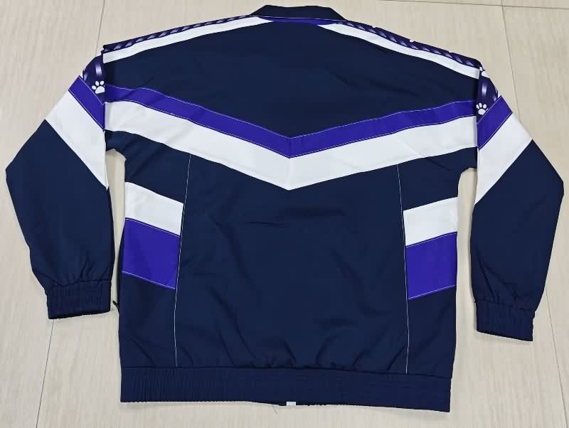 Thailand Quality(AAA) 25/26 Real Madrid Dark Blue Soccer Windbreaker 03
