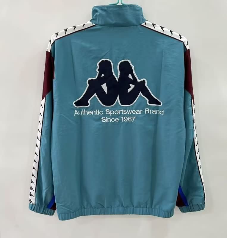 Thailand Quality(AAA) 25/26 Real Madrid Green Soccer Windbreaker