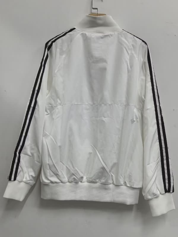 Thailand Quality(AAA) 25/26 Real Madrid White Soccer Windbreaker 02