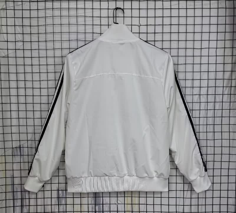 Thailand Quality(AAA) 25/26 Real Madrid White Soccer Windbreaker 05