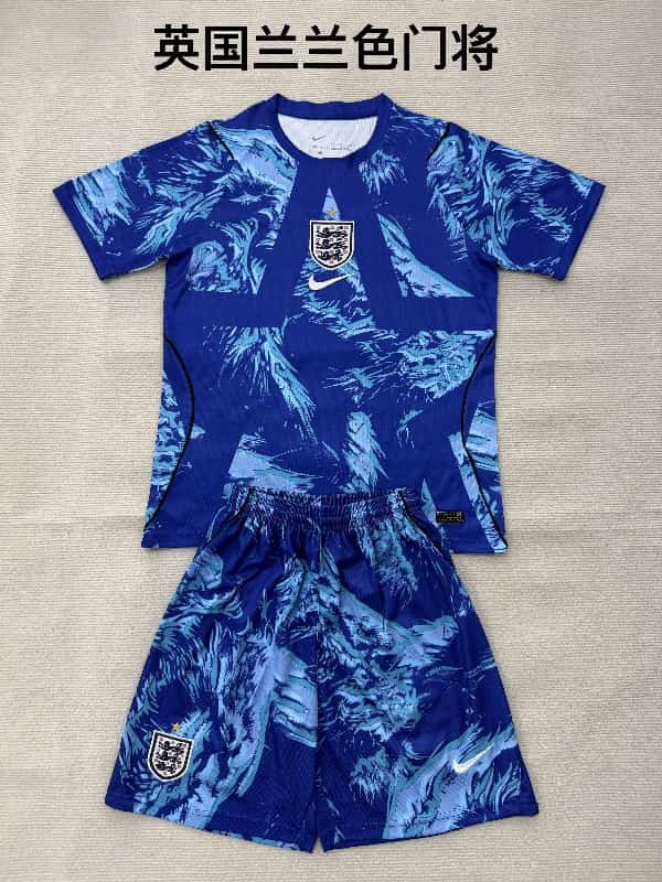 2026 England Goalkeeper Blue Soccer Jersey