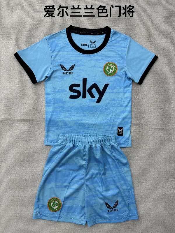 2026 Ireland Goalkeeper Blue Soccer Jersey
