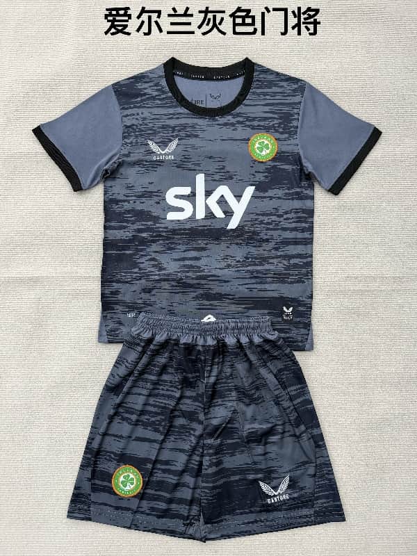 2026 Ireland Goalkeeper Grey Soccer Jersey