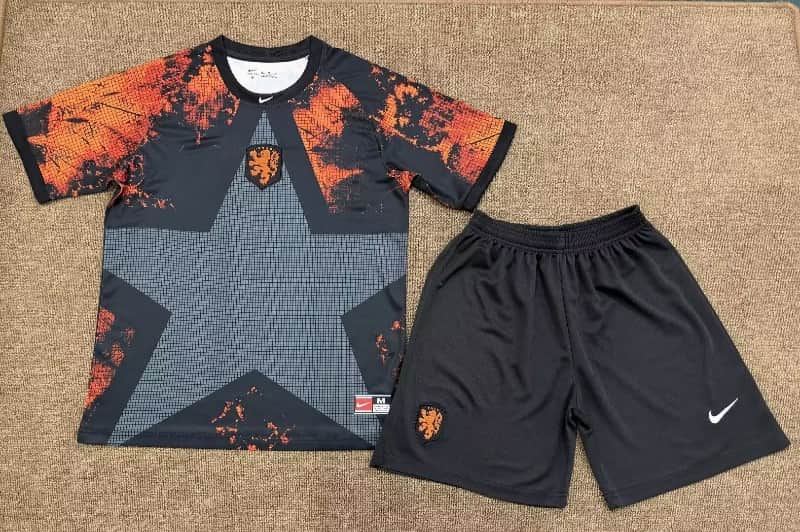 2026 Netherlands Goalkeeper Black Soccer Jersey
