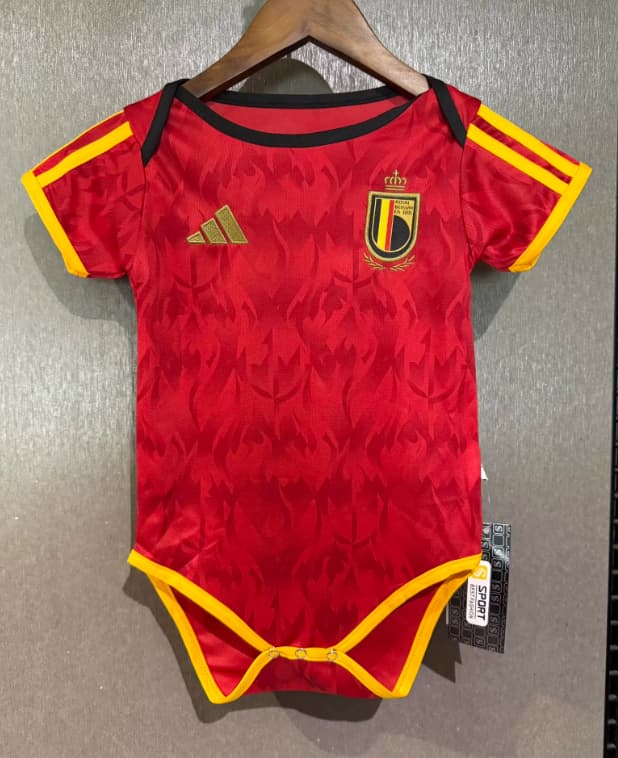 2026 Belgium Home Baby Soccer Jerseys