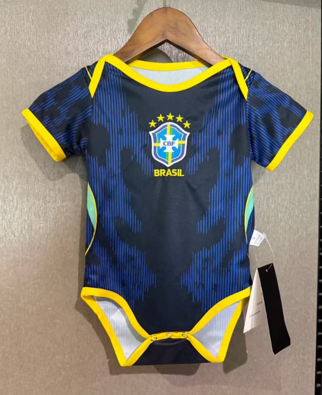 2026 Brazil Away Baby Soccer Jerseys