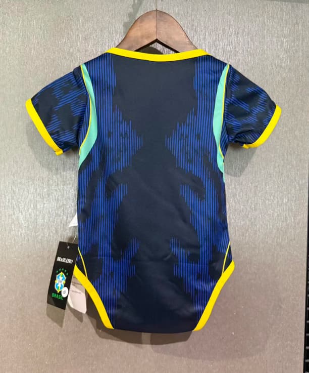 2026 Brazil Away Baby Soccer Jerseys
