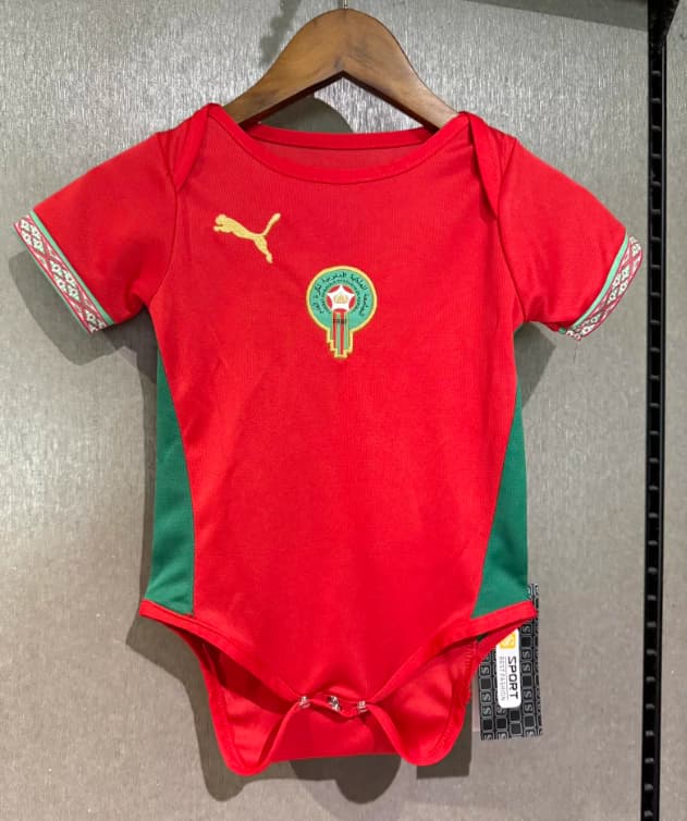 2026 Morocco Home Baby Soccer Jerseys