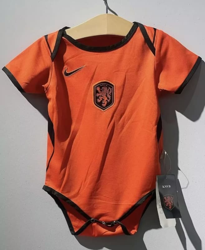 2026 Netherlands Home Baby Soccer Jerseys