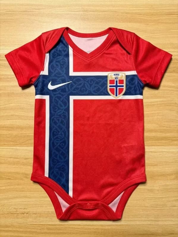 2026 Norway Home Baby Soccer Jerseys