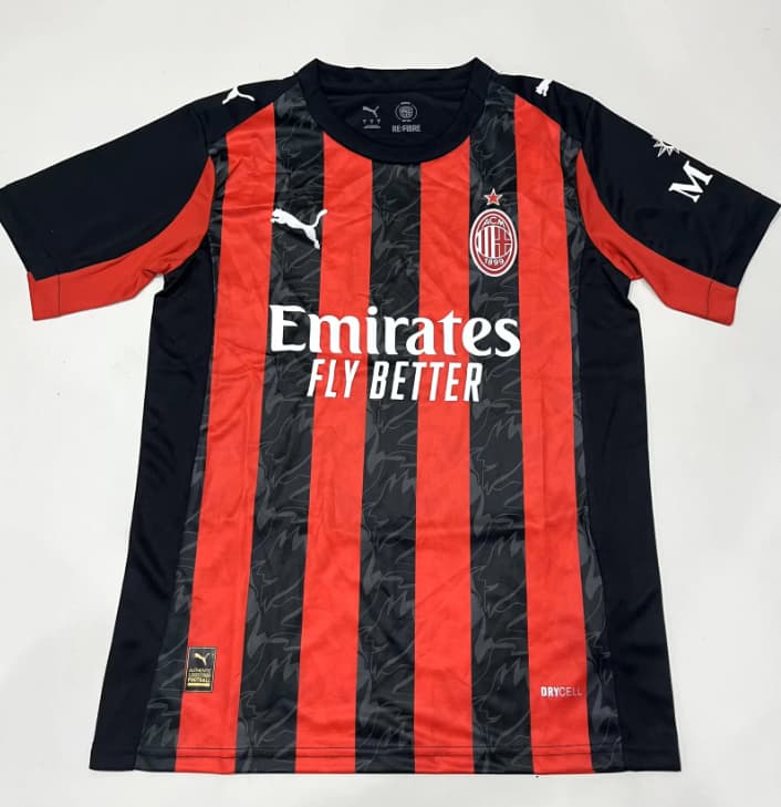 Thailand Quality(AAA) 26/27 AC Milan Home Soccer Jersey (Leaked) Thailand Quality(AAA) 26/27 AC Milan Home Soccer Jersey (Leaked)