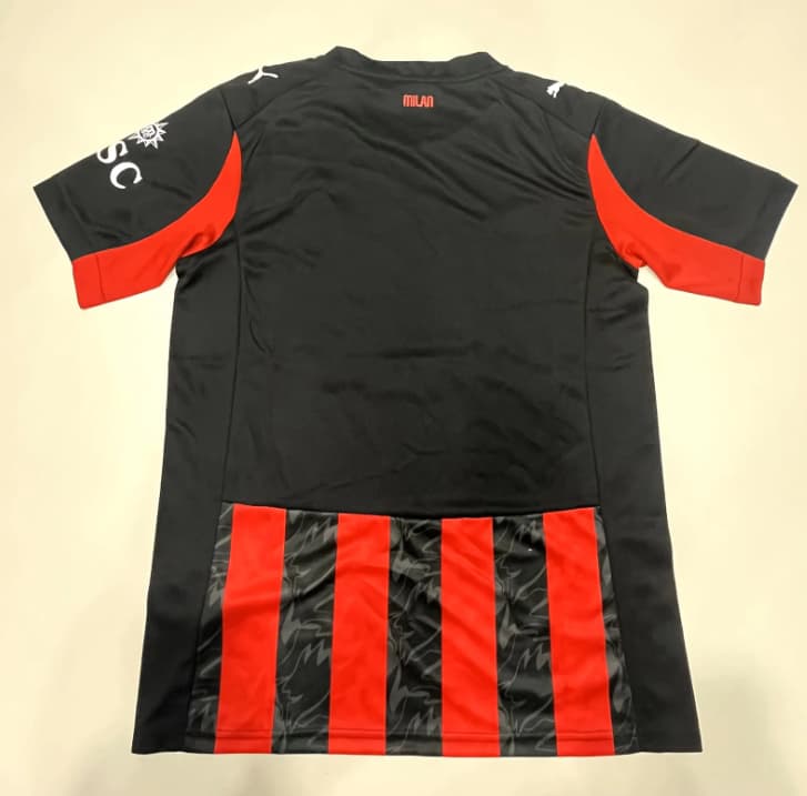 Thailand Quality(AAA) 26/27 AC Milan Home Soccer Jersey (Leaked)