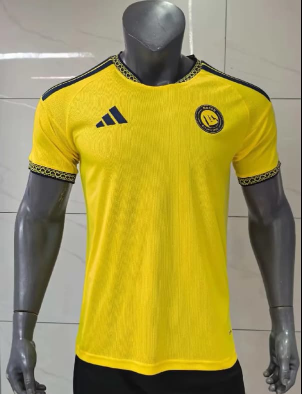 Thailand Quality(AAA) 26/27 Al Nassr FC Home Soccer Jersey Thailand Quality(AAA) 26/27 Al Nassr FC Home Soccer Jersey