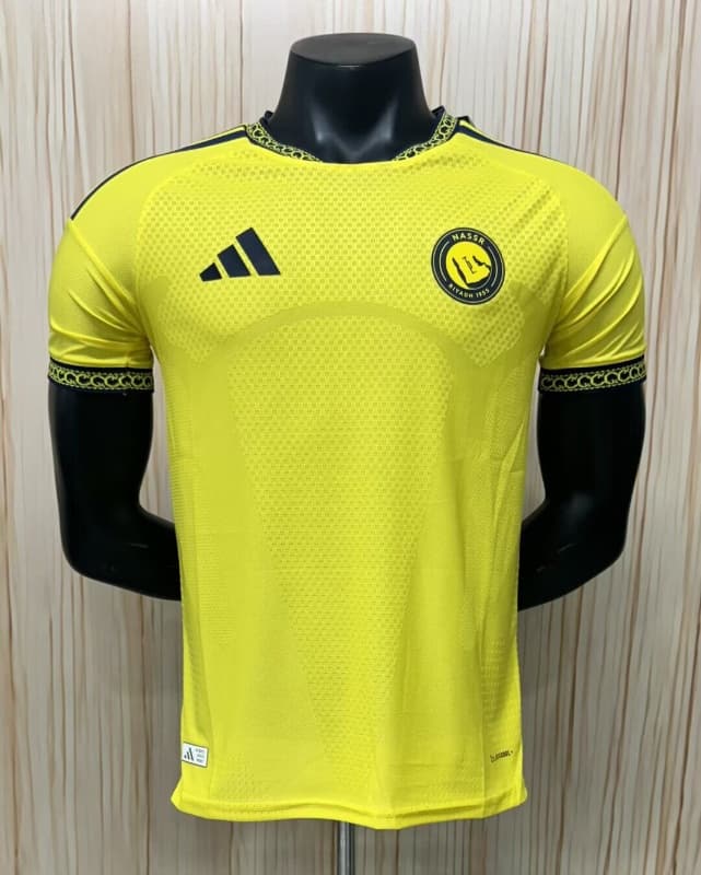Thailand Quality(AAA) 26/27 Al Nassr FC Home Soccer Jersey (Player) Thailand Quality(AAA) 26/27 Al Nassr FC Home Soccer Jersey (Player)