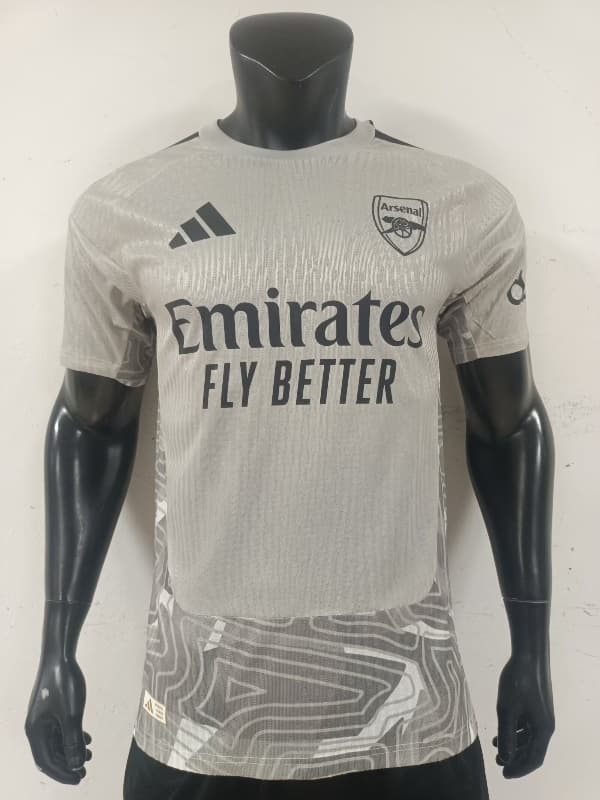 Thailand Quality(AAA) 26/27 Arsenal Goalkeeper Grey Soccer Jersey (Player) Thailand Quality(AAA) 26/27 Arsenal Goalkeeper Grey Soccer Jersey (Player)