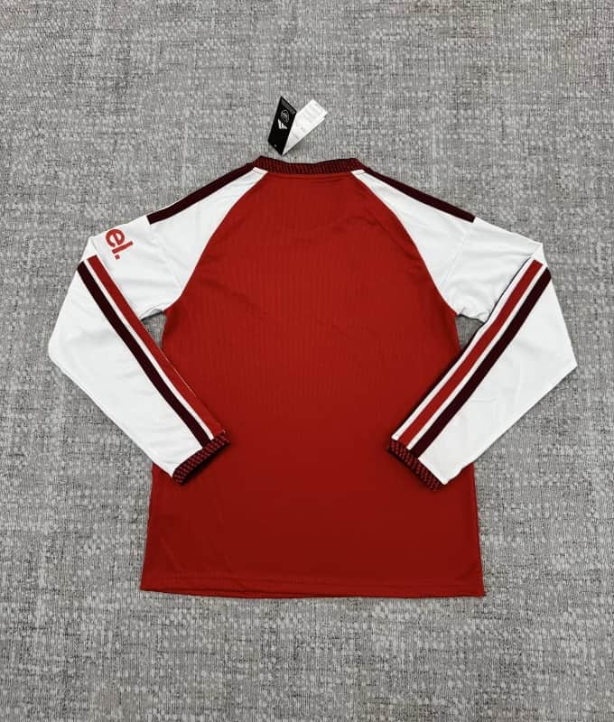 Thailand Quality(AAA) 26/27 Arsenal Home Long Sleeve Soccer Jersey (Leaked)