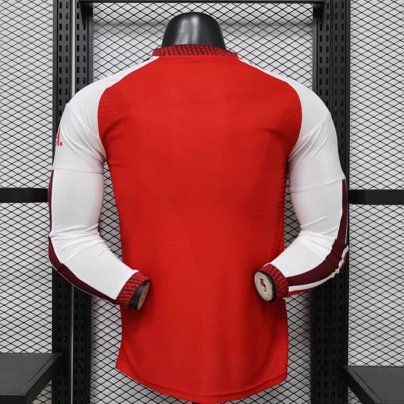 Thailand Quality(AAA) 26/27 Arsenal Home Long Sleeve Soccer Jersey (Player) Leaked
