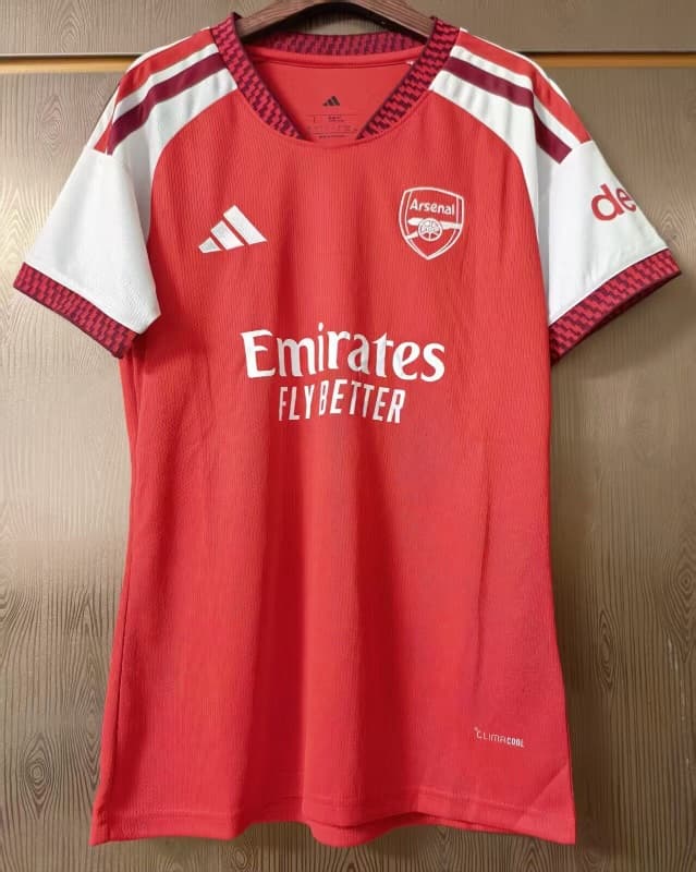 Thailand Quality(AAA) 26/27 Arsenal Home Women Soccer Jersey (Leaked)