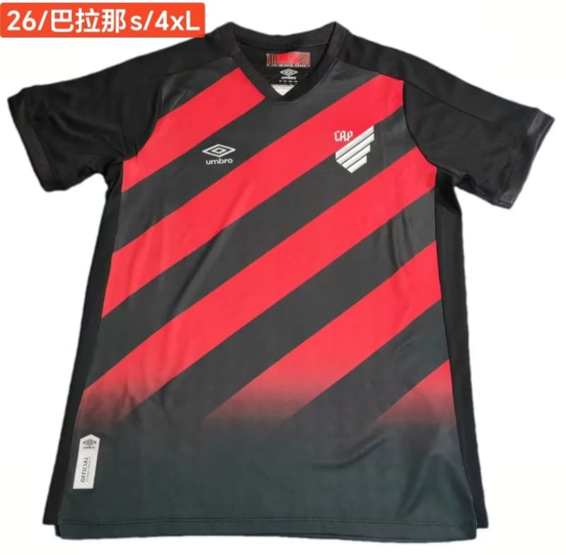 Thailand Quality(AAA) 2026 Athletico Paranaense Home Soccer Jersey