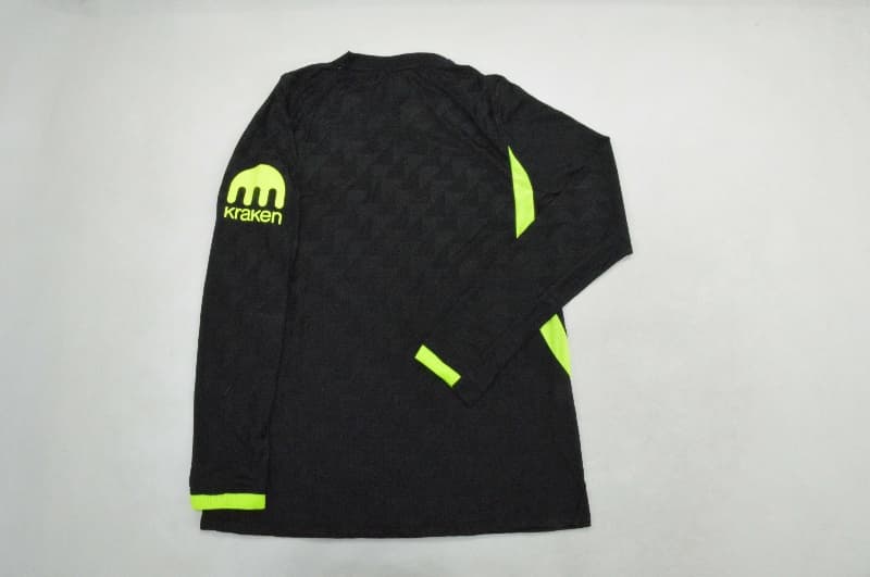 Thailand Quality(AAA) 26/27 Atletico Madrid Away Long Sleeve Soccer Jersey(Player)