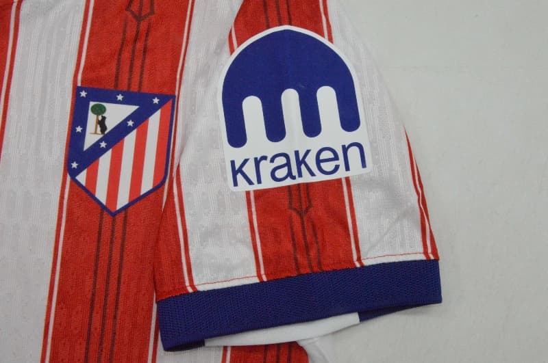 Thailand Quality(AAA) 26/27 Atletico Madrid Home Soccer Jersey (Player)