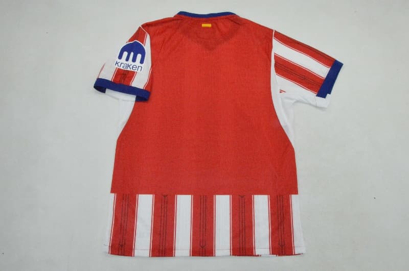 Thailand Quality(AAA) 26/27 Atletico Madrid Home Soccer Jersey (Player)