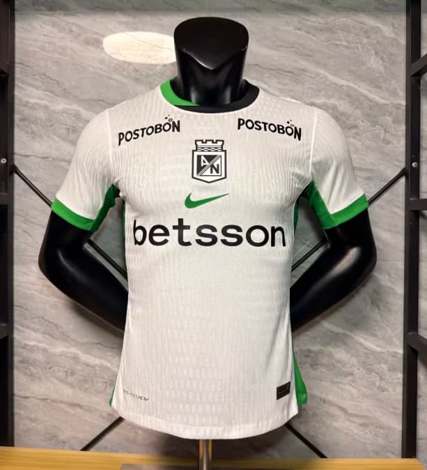 Thailand Quality(AAA) 2026 Atletico Nacional Away Soccer Jersey (Player)