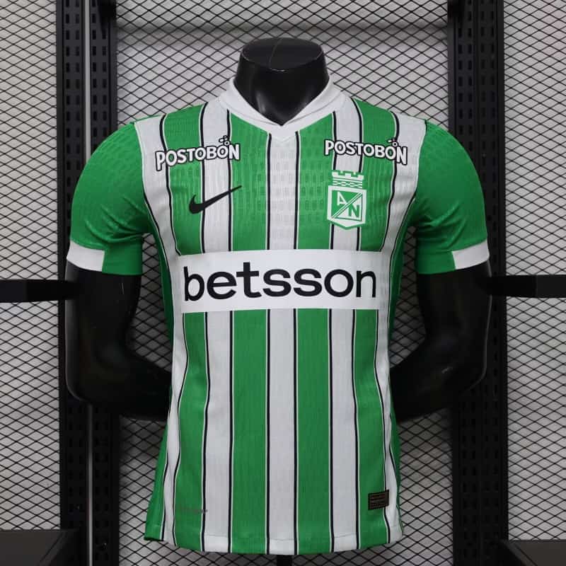 Thailand Quality(AAA) 2026 Atletico Nacional Home Soccer Jersey (Player)