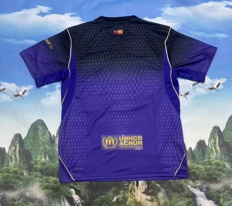 Thailand Quality(AAA) 26/27 Barcelona Away Soccer Jersey (Leaked)