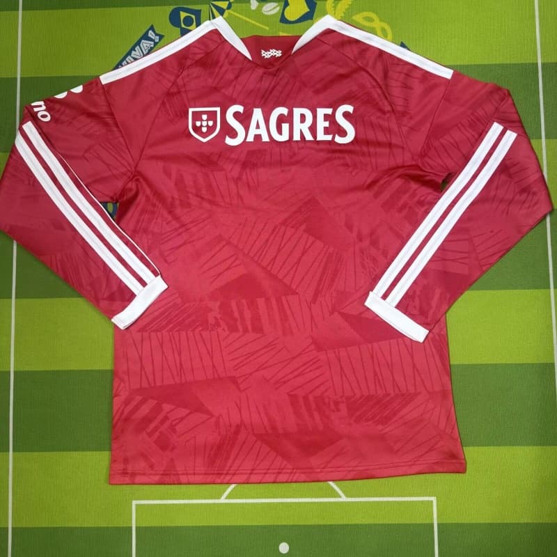 Thailand Quality(AAA) 26/27 Benfica Home Long Sleeve Soccer Jersey