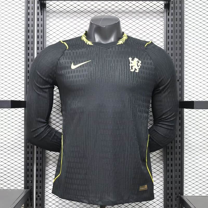 Thailand Quality(AAA) 26/27 Chelsea Away Long Sleeve Soccer Jersey (Player) Leaked Thailand Quality(AAA) 26/27 Chelsea Away Long Sleeve Soccer Jersey (Player) Leaked
