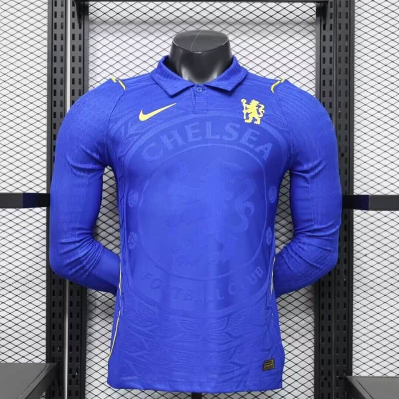 Thailand Quality(AAA) 26/27 Chelsea Home Long Sleeve Soccer Jersey (Player) Leaked Thailand Quality(AAA) 26/27 Chelsea Home Long Sleeve Soccer Jersey (Player) Leaked
