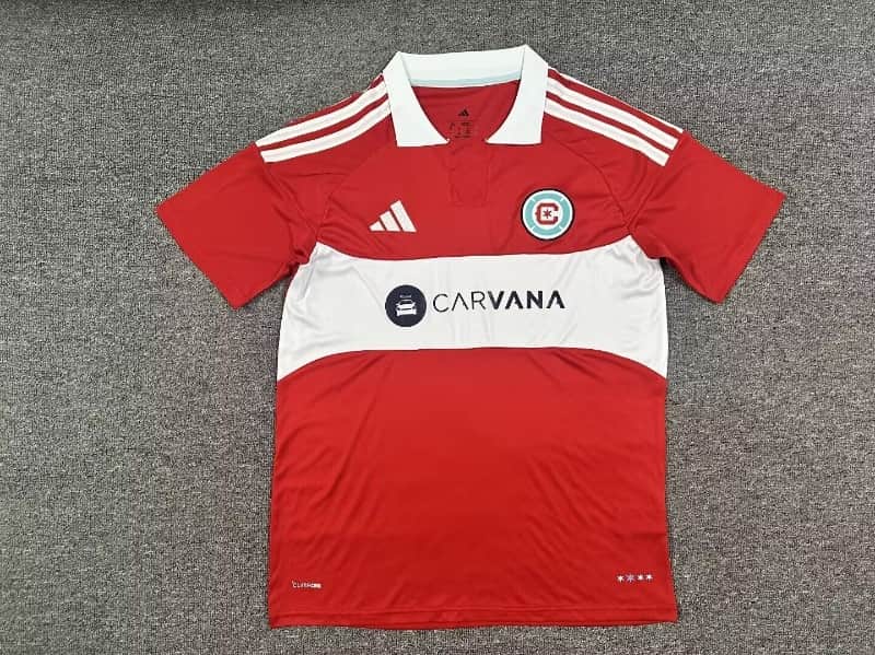 Thailand Quality(AAA) 2026 Chicago Fire Home Soccer Jersey