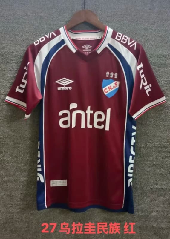 Thailand Quality(AAA) 2026 Club Nacional Goalkeeper Red Soccer Jersey